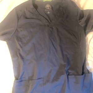 Healing hands grey scrub set.